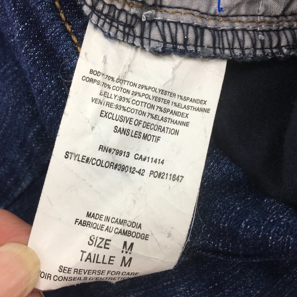 MOTHERHOOD MATERNITY Jeans Boot Cut Sz M Ins. 30.5 - Picture 5 of 7